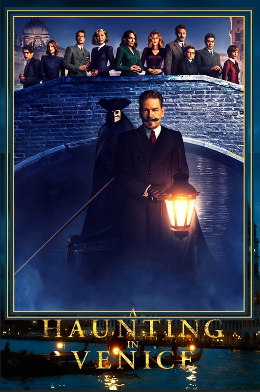 A Haunting in Venice (2023) 24x36 Poster - Mystery Thriller, Haunting Atmosphere - PosterFire.com