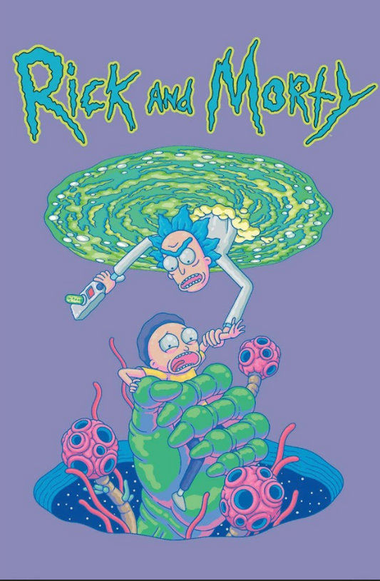 Rick and Morty 2013 Poster 24x36 - Animated Sci-Fi Comedy Wild Adventures Cult