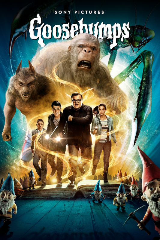 Goosebumps 2015 Movie Poster 24x36 | Family Horror Adventure | Jack Black, R.L.