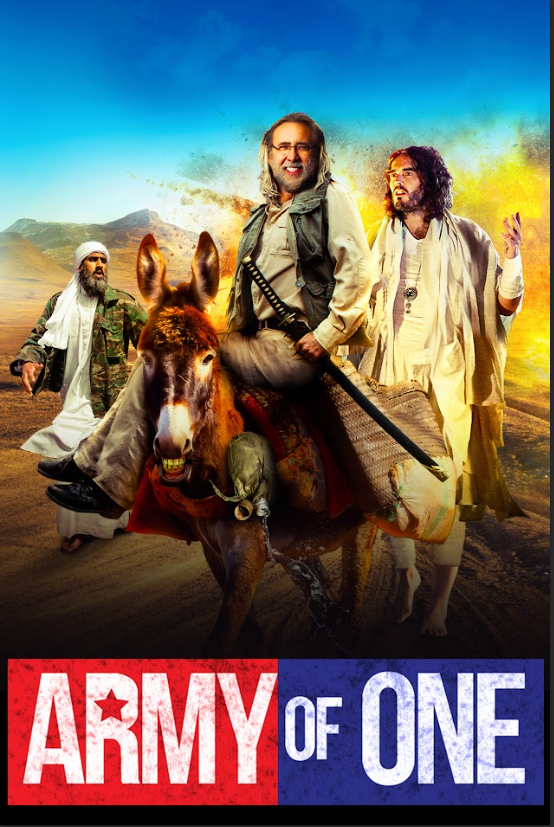 "Army of One (2016) Poster - 24x36 | Comedy Adventure | Nicolas Cage True Story - PosterFire.com