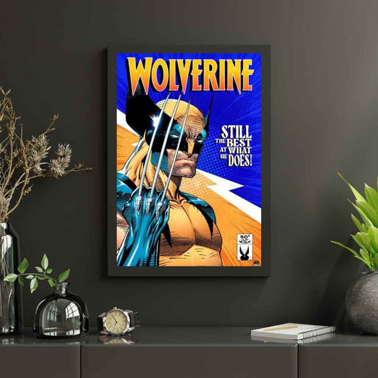 Wolverine Poster 24x36 - Marvel X-Men Art Print - Collector Man Cave Comic book - PosterFire.com