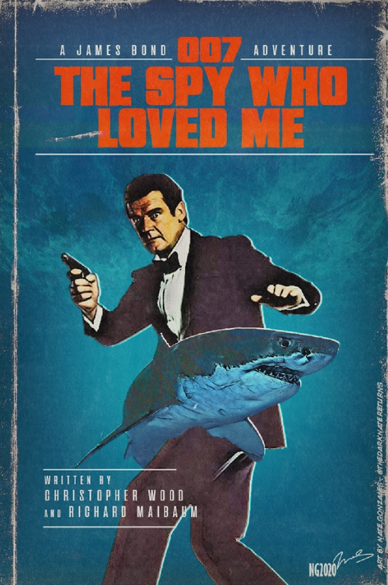 The Spy Who Loved Me 1977 Movie Poster 24x36 - James Bond Roger Moore Action Esp