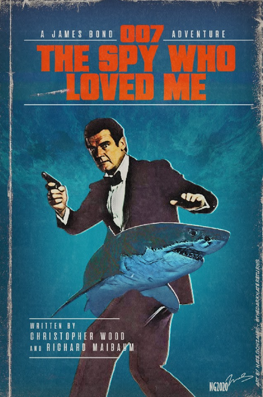 The Spy Who Loved Me 1977 Movie Poster 24x36 - James Bond Roger Moore Action Esp