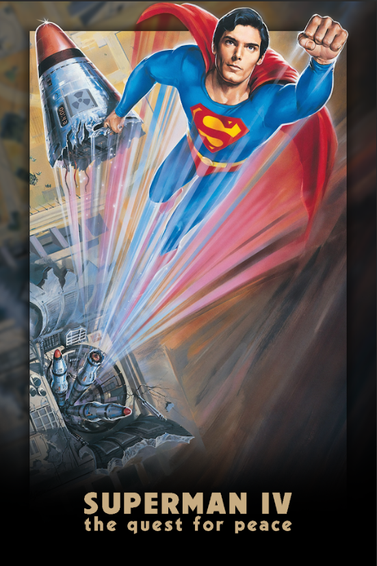 Superman IV: The Quest for Peace (1987) 24x36 Movie Poster, Christopher Reeve - PosterFire.com