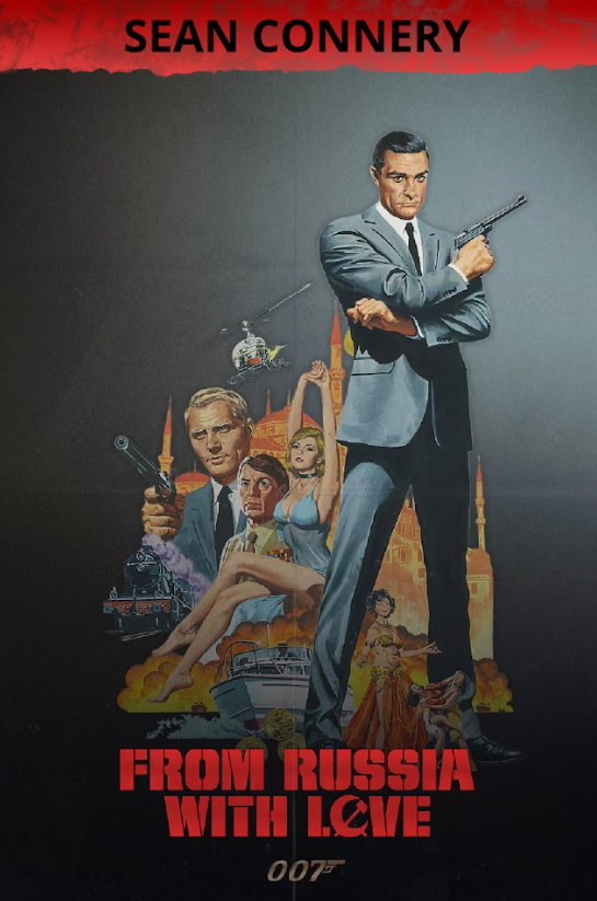 From Russia with Love 1963 Movie Poster 24x36 | James Bond Classic | Sean Conner - PosterFire.com