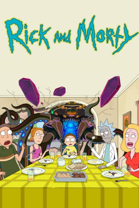 Rick and Morty 2013 Poster 24x36 - Animated Sci-Fi Comedy Hilarious Episodes