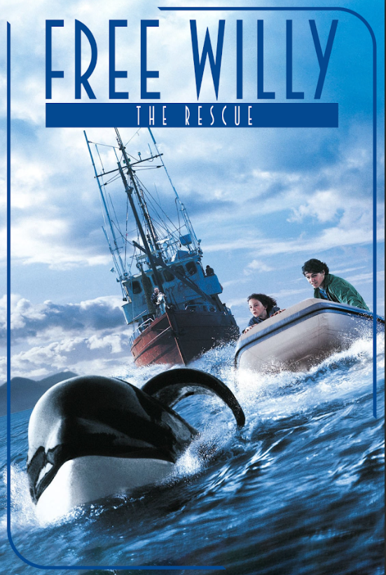 Free Willy 3: The Rescue (1997) Movie Poster 24x36 Family Adventure