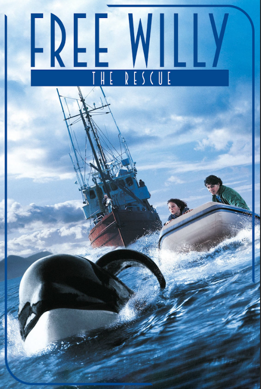 Free Willy 3: The Rescue (1997) Movie Poster 24x36 Family Adventure