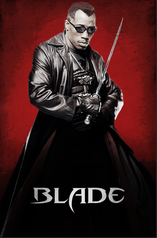 Blade (1998) 24x36 Poster Wesley Snipes Vampire Hunter Action Adventure - PosterFire.com