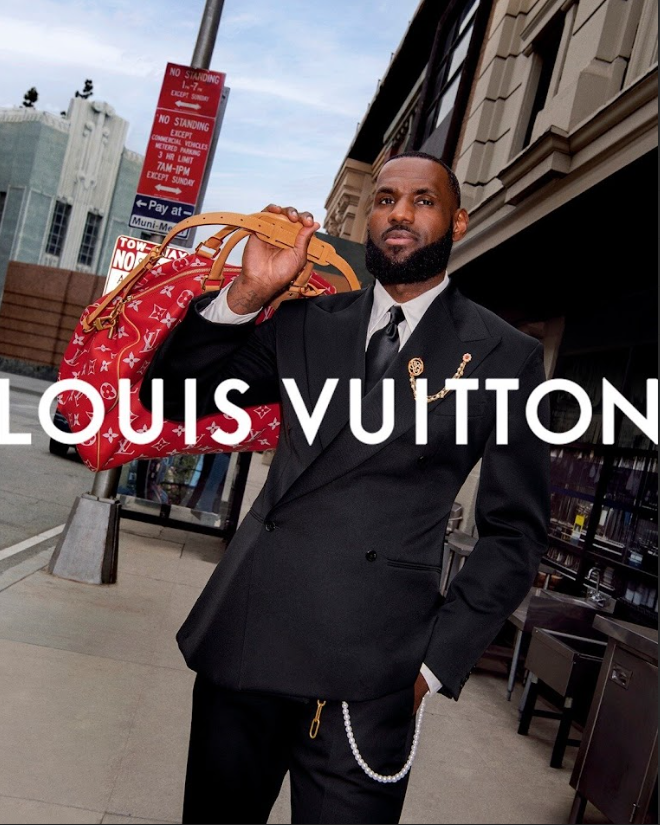 LeBron James Louis Vuitton Men's Spring Poster 24x36 - Trendsetting Fashion