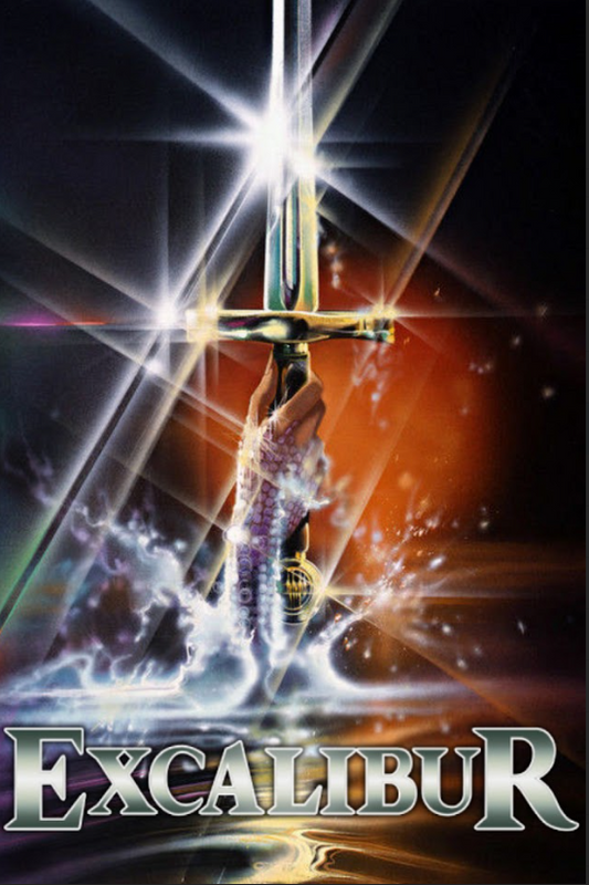 1981 Excalibur Poster 24x36 | Arthurian Fantasy Classic | Vintage Film Collectib