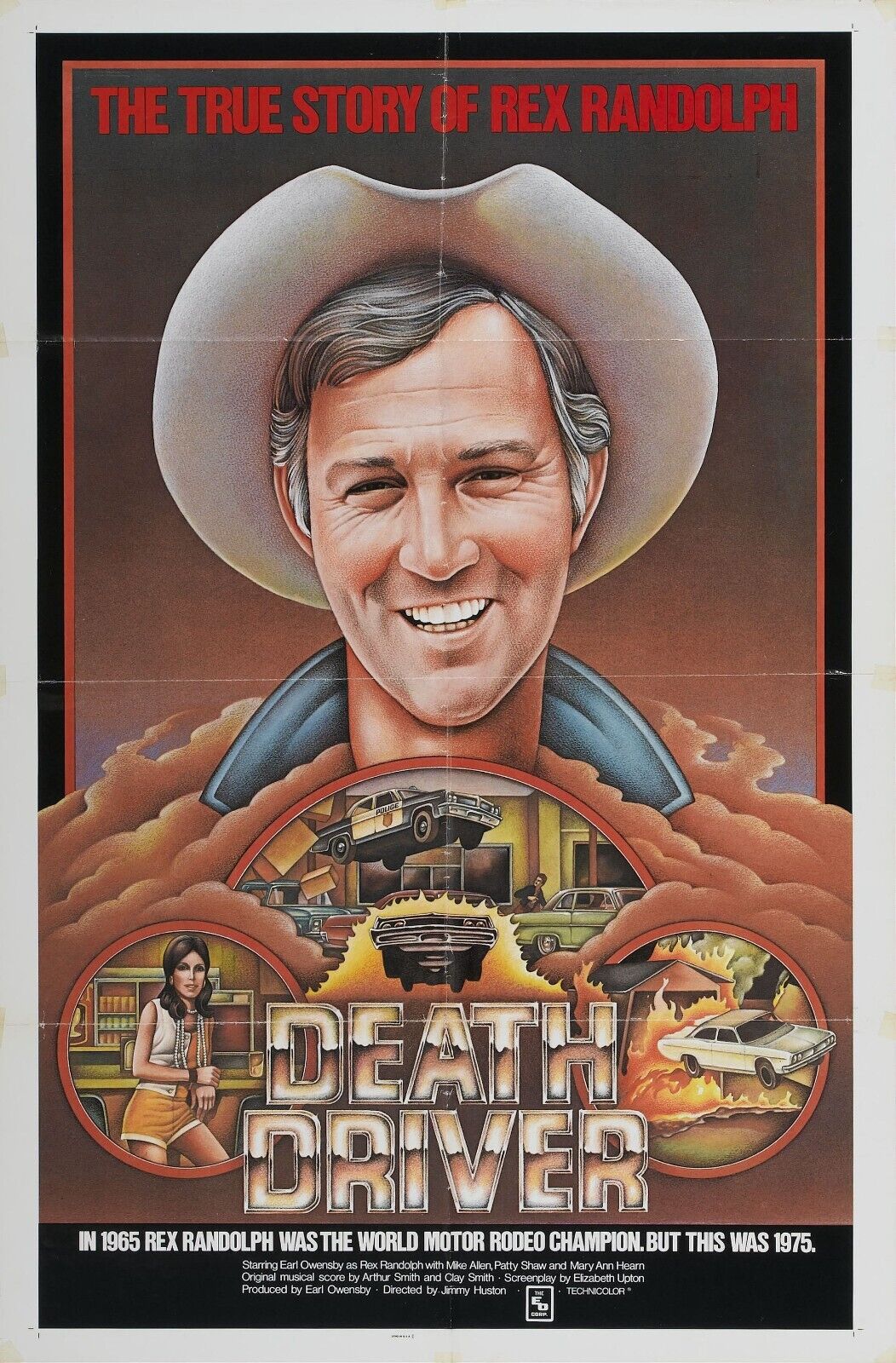 Death Driver Movie Poster - Vintage Action Thriller Collectible Art Print