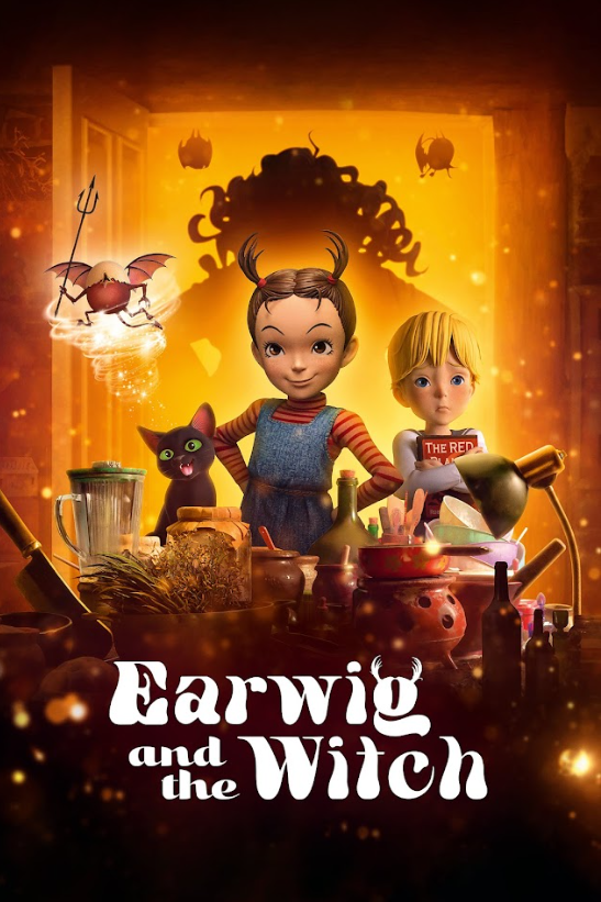 Earwig and the Witch (2020) Movie Poster 24x36 Studio Ghibli, Magical Adventure - PosterFire.com