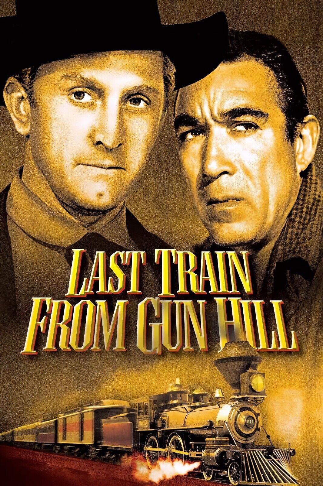 Last Train from Gun Hill 1959 Poster 24x36 - Kirk Douglas Western Action Thrille - PosterFire.com