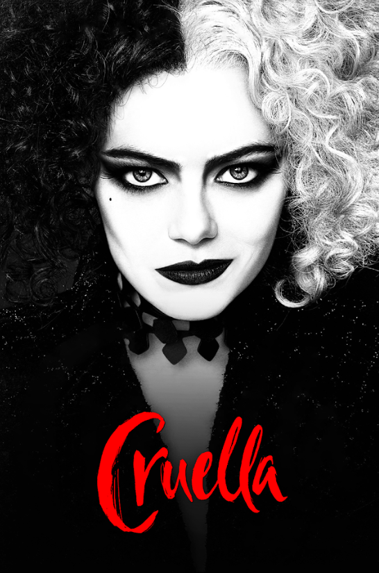 Cruella (2021) Movie Poster 24x36 Disney Live Action, Emma Stone, Fashion Drama - PosterFire.com