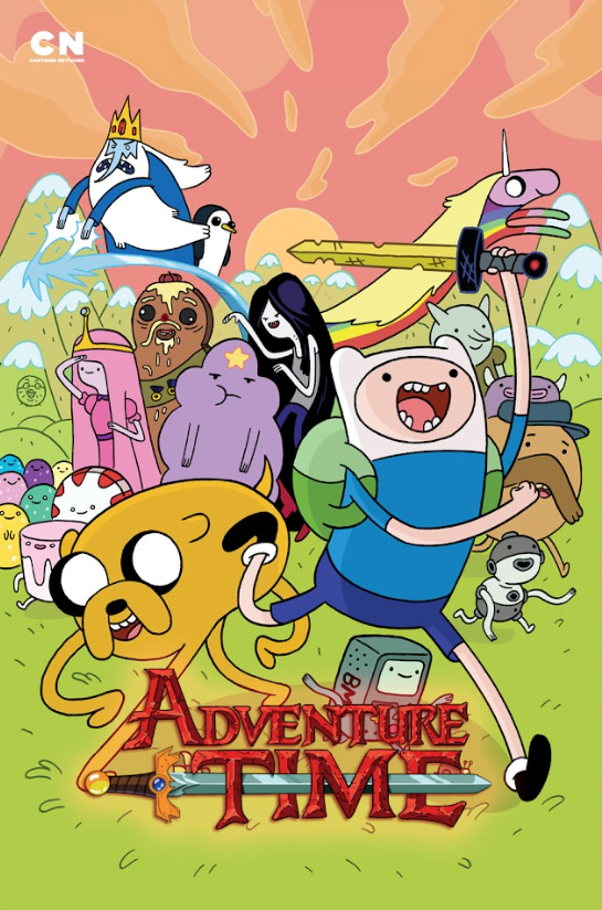 Adventure Time (2010) Poster 24x36 – Iconic Animated Series, Finn and Jake Art