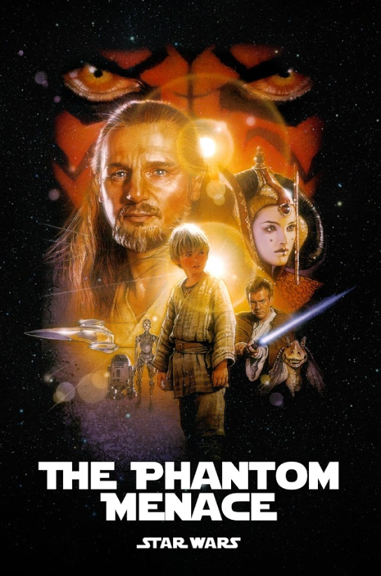 Star Wars Episode I The Phantom Menace (1999) 24x36 Movie Poster Darth Maul Art - PosterFire.com