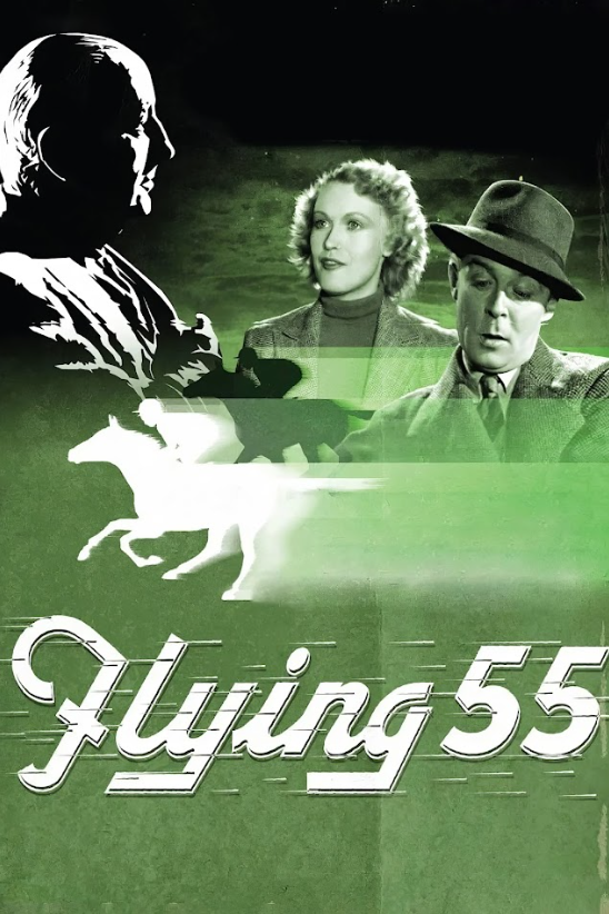 Flying Fifty-Five (1939) 24x36 Movie Poster, British Crime Drama, Rare Vintage