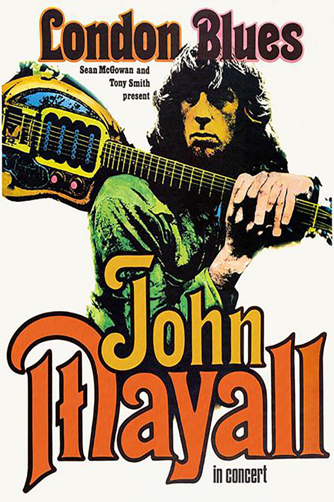 John Mayall Music Poster, Blues Legend, Vintage Concert Art, Iconic 60s Artist - PosterFire.com