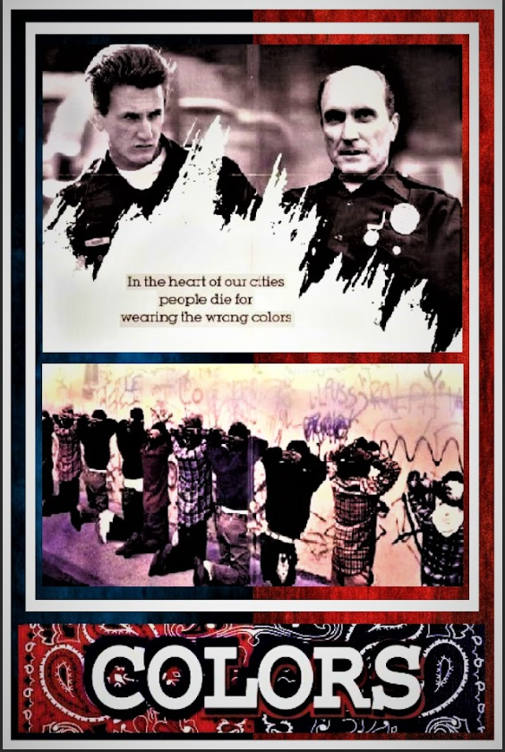 Colors 1988 Movie Poster 24x36 - Sean Penn, Urban Gang Drama Classic - PosterFire.com