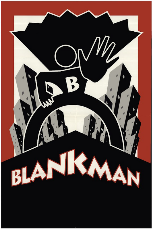 Blankman (1994) Poster 24x36 - Superhero Comedy, Classic Design, Rare Art - PosterFire.com