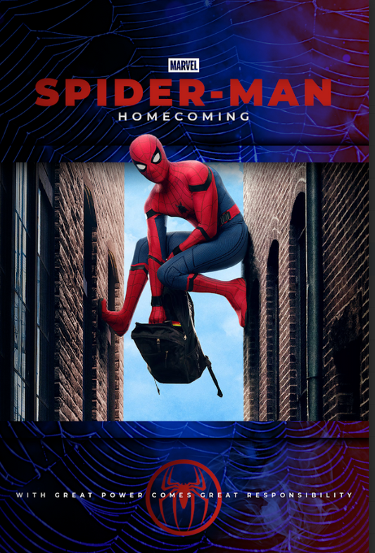 Spider-Man: Homecoming (2017) 24x36 Movie Poster Marvel Superhero Action