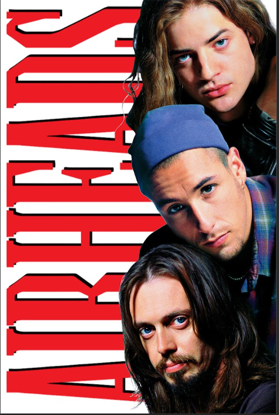 Airheads (1994) Poster - 24x36 | Brendan Fraser | Rock Comedy | Classic Film Art - PosterFire.com