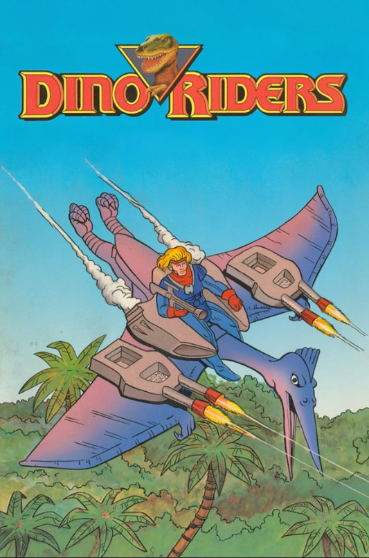 Dino-Riders 1988 Poster 24x36 - Animated Adventure Sci-Fi Dinosaurs