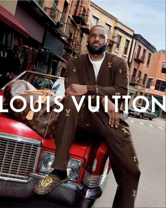 LeBron James Louis Vuitton Men's Spring Poster 24x36 Fashion Icon Collaboration