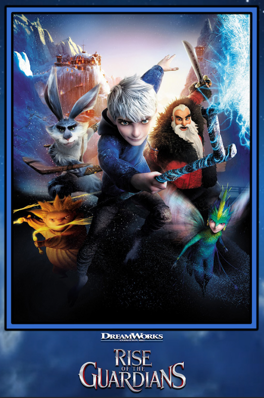 Rise of the Guardians 2012 Poster 24x36 - Animated Fantasy Adventure DreamWorks