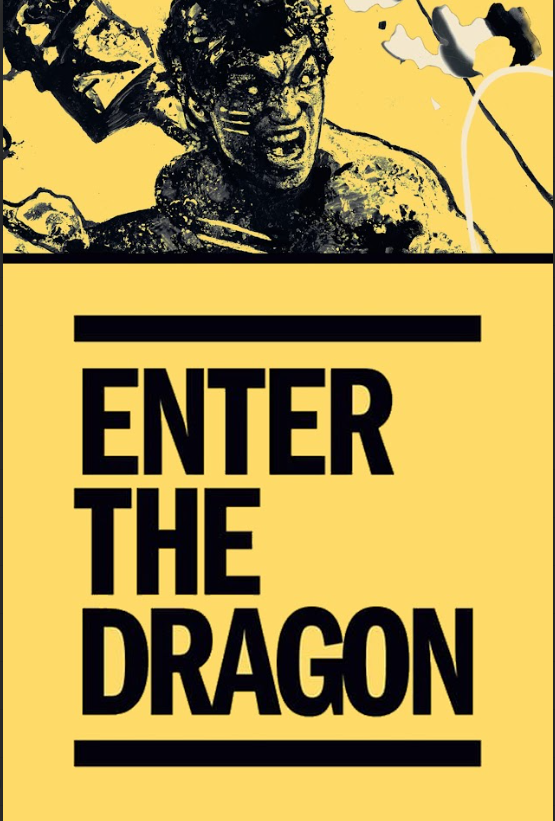 1973 Enter the Dragon Movie Poster 24x36 Legendary Bruce Lee Martial Arts Film - PosterFire.com