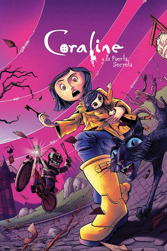 Coraline 2009 Poster 24x36 - Stop-Motion Animation, Dark Fantasy, Neil Gaiman