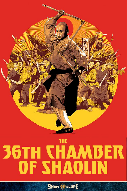 The 36th Chamber of Shaolin 1978 Poster 24x36 - Legendary Martial Arts Film Epic