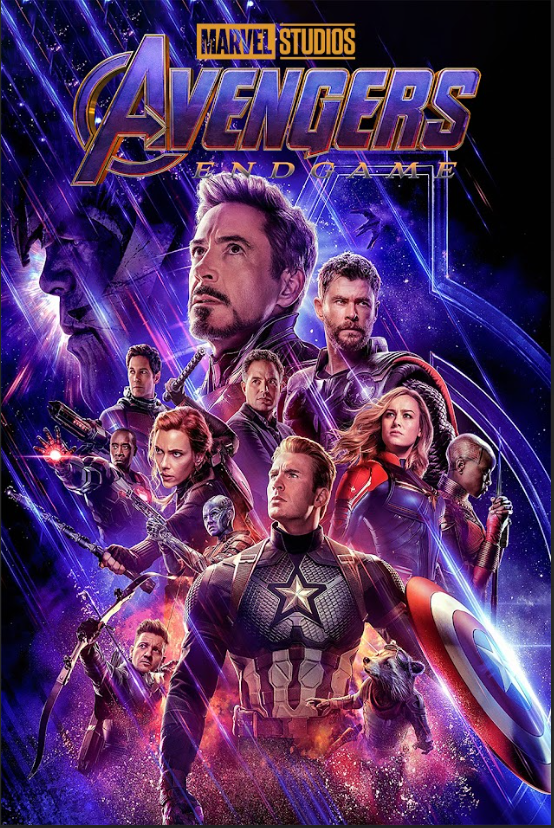 Avengers: Endgame (2019) 24x36 Poster Marvel Epic, Superhero Blockbuster Poster