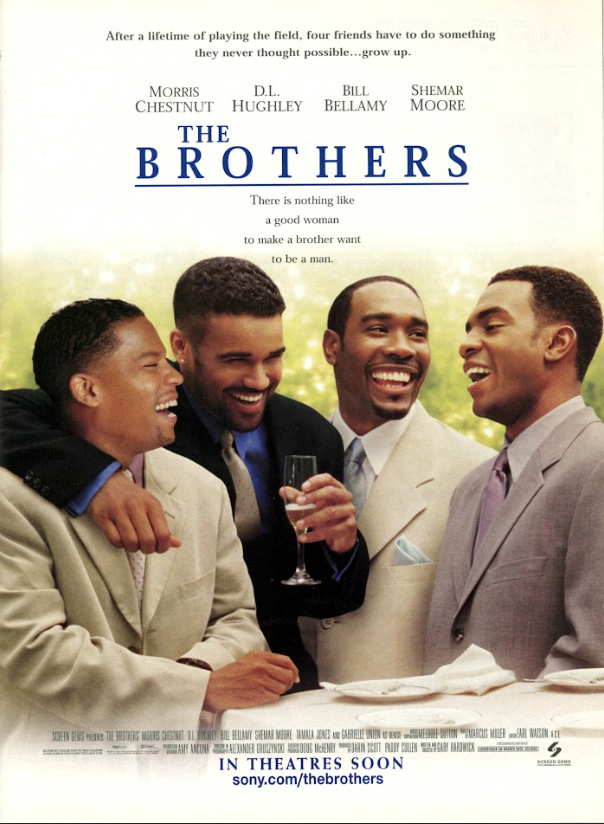 The Brothers 2001 Movie Poster 24x36 Comedy Drama Relationship Art - PosterFire.com