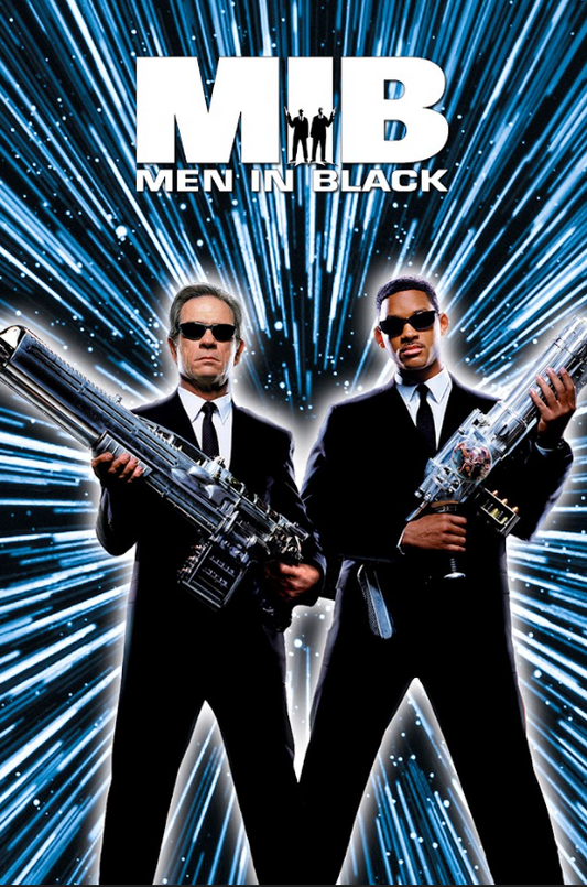 Men in Black 1997 Poster 24x36 - Sci-Fi Comedy Alien Adventure Will Smith Art