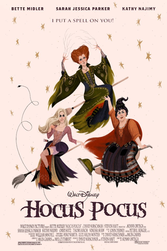 Hocus Pocus (1993) Poster 24x36 – Enchanting Halloween Classic, Sanderson Sister - PosterFire.com