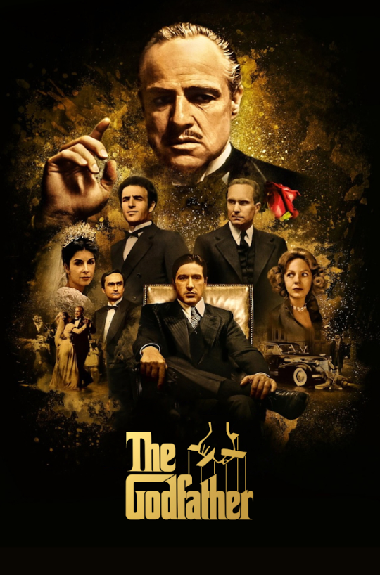 The Godfather (1972) 24x36 Movie Poster Classic Mafia Crime Drama Art - PosterFire.com