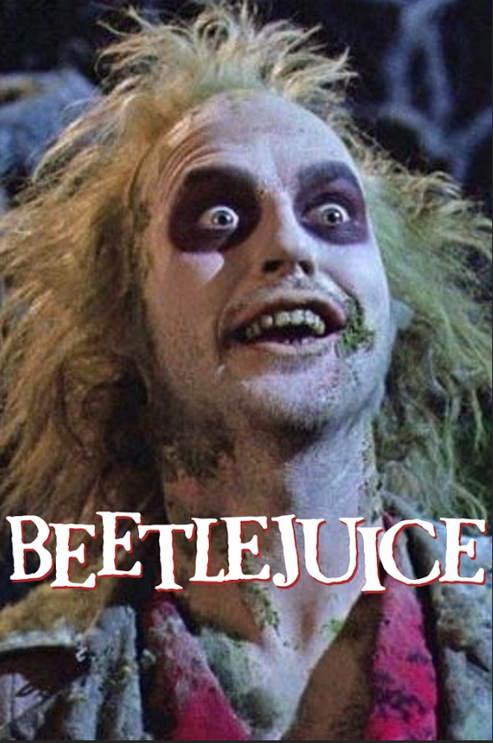 Beetlejuice 1988 Poster 24x36 Tim Burton Classic Comedy Horror Art Print