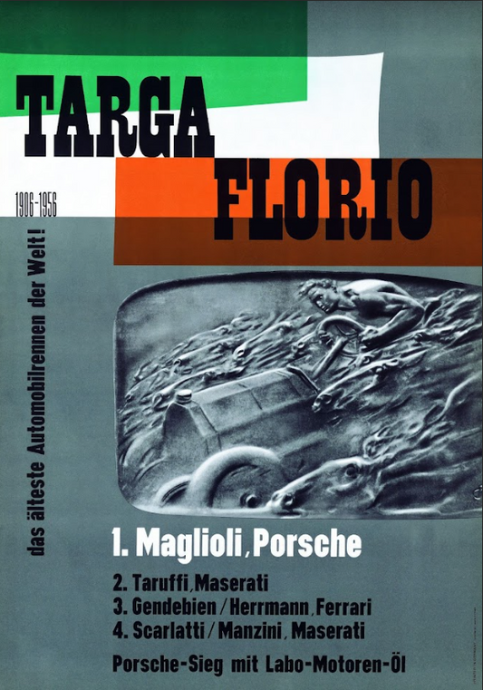 Targa Florio Car Racing Poster 24x36 – Iconic Motorsport Art, Vintage Racing - PosterFire.com