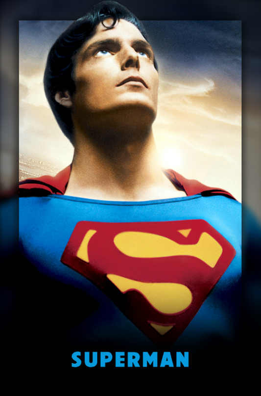 Superman (1978) 24x36 Movie Poster, Christopher Reeve, Classic Superhero Film - PosterFire.com