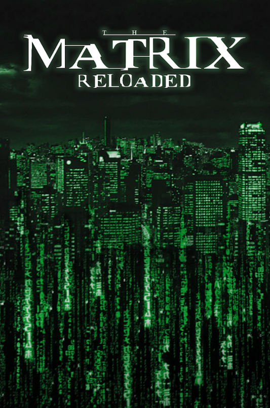 The Matrix Reloaded 2003 Poster 24x36 - Keanu Reeves Action Sci-Fi Epic Neo Revo