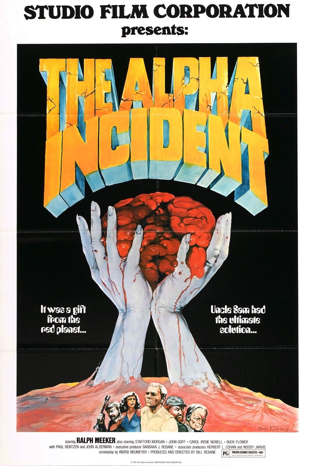 Alpha Incident Movie Poster - Vintage Sci-Fi Thriller Collectible Art Print