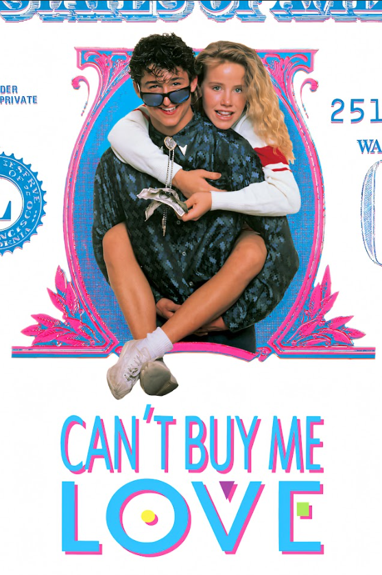 Can't Buy Me Love 1987 Poster 24x36 - Patrick Dempsey, Romantic Classic Comedy