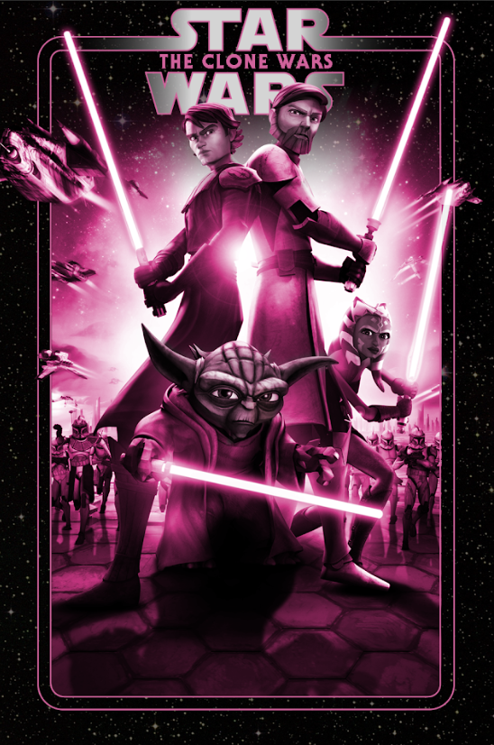 Star Wars: The Clone Wars (2008) 24x36 Movie Poster Animated Sci-Fi Action