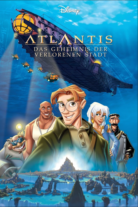 Atlantis: The Lost Empire (2001) Poster - 24x36 | Disney Animation | Lost City