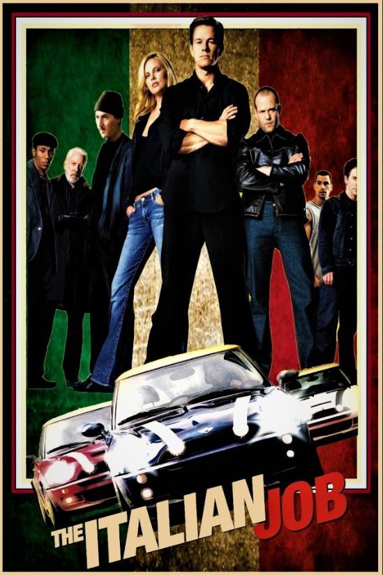 The Italian Job 2003 Movie Poster 24x36 | Heist Film | Mark Wahlberg, Charlize - PosterFire.com