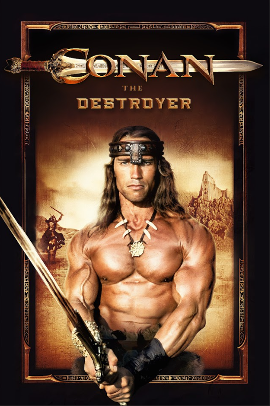 Conan the Destroyer (1984) 24x36 Poster Arnold Schwarzenegger Action Fantasy - PosterFire.com