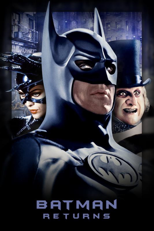 Batman Returns (1992) 24x36 Poster - Tim Burton, Michael Keaton Vintage Poster