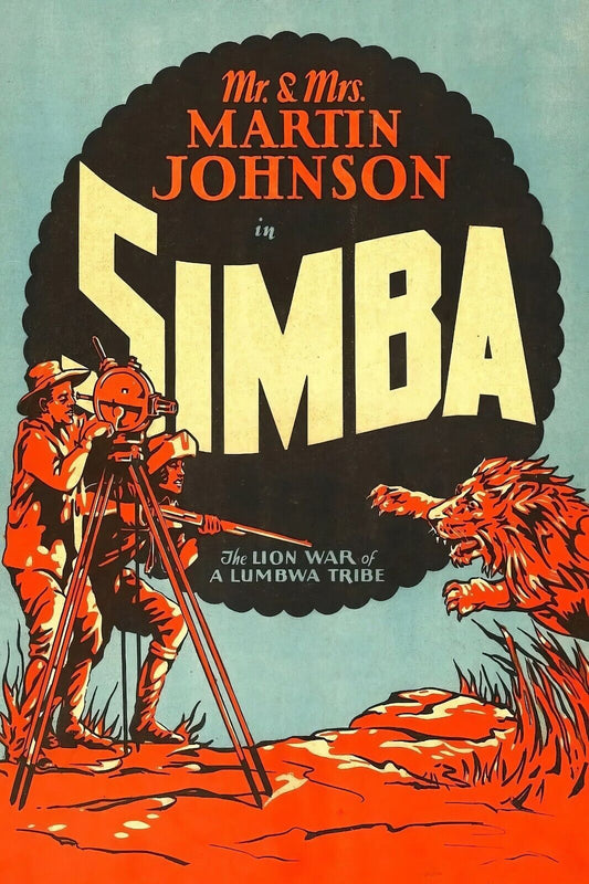 Simba: The King of the Beasts 1928 Vintage Movie Poster 24x36 | Adventure Drama, - PosterFire.com